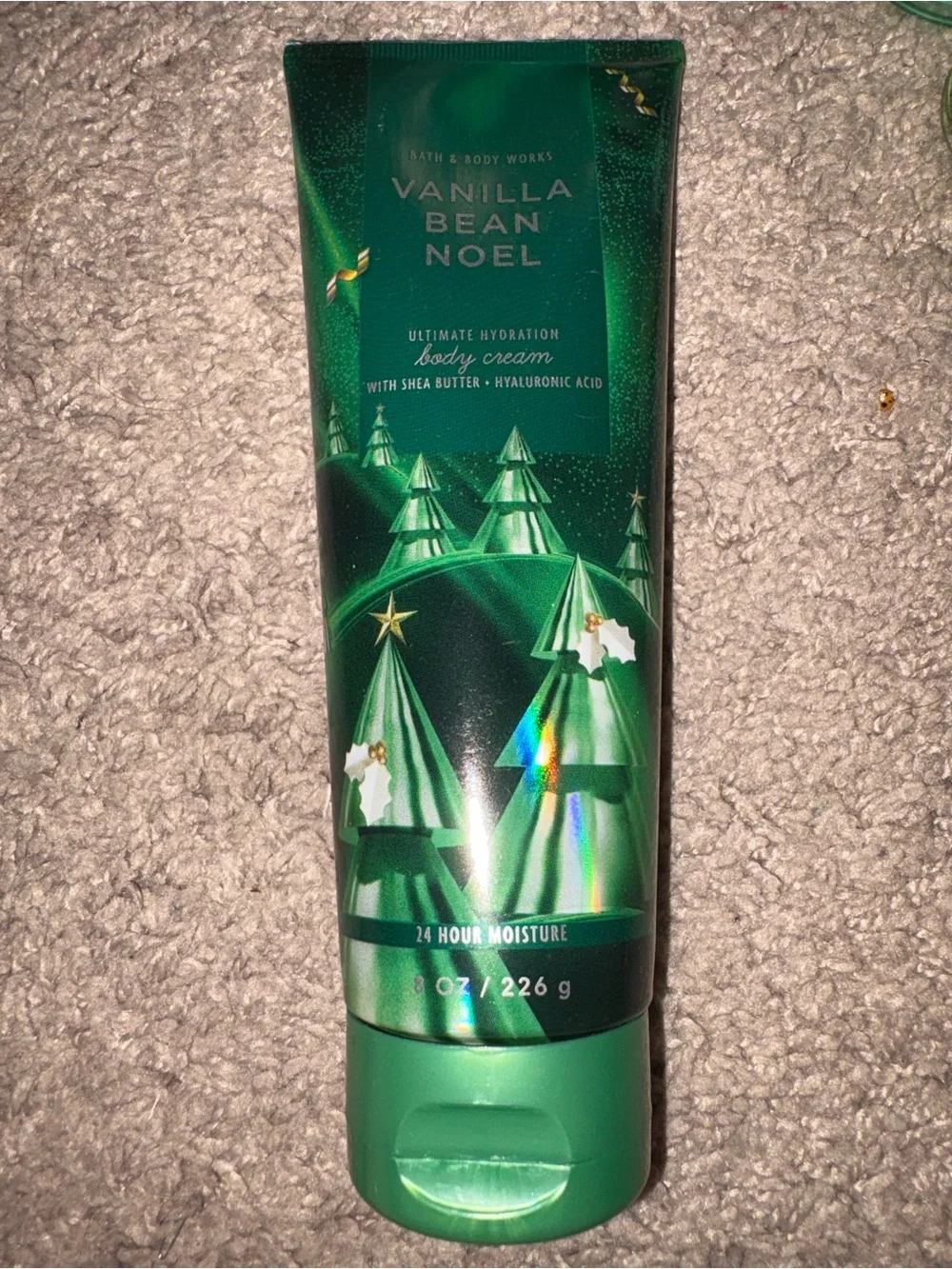 Bath & Body Works Vanilla Bean Noel Body Cream - Green
